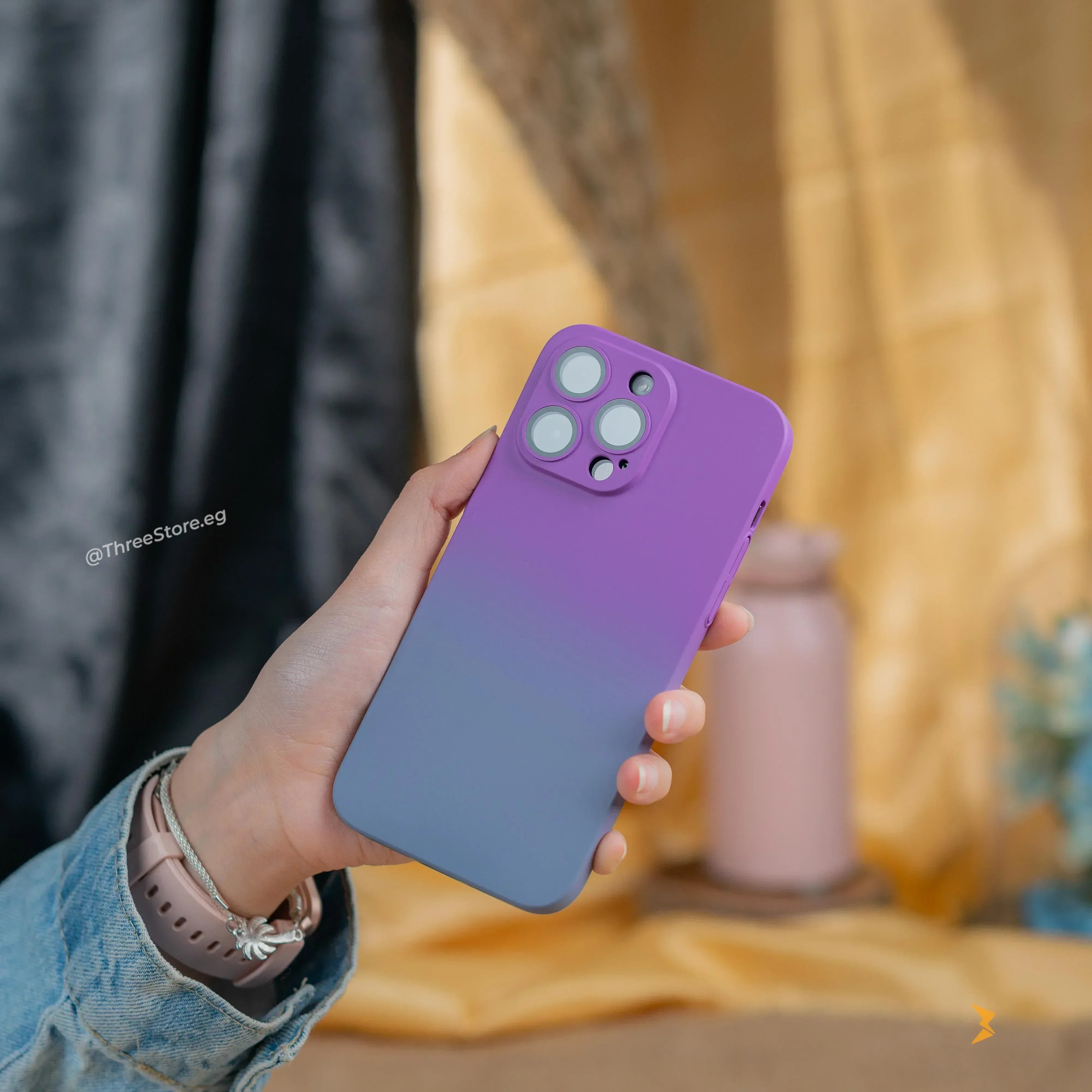 Double Color Camera Protection Case iPhone 12 Pro - Three