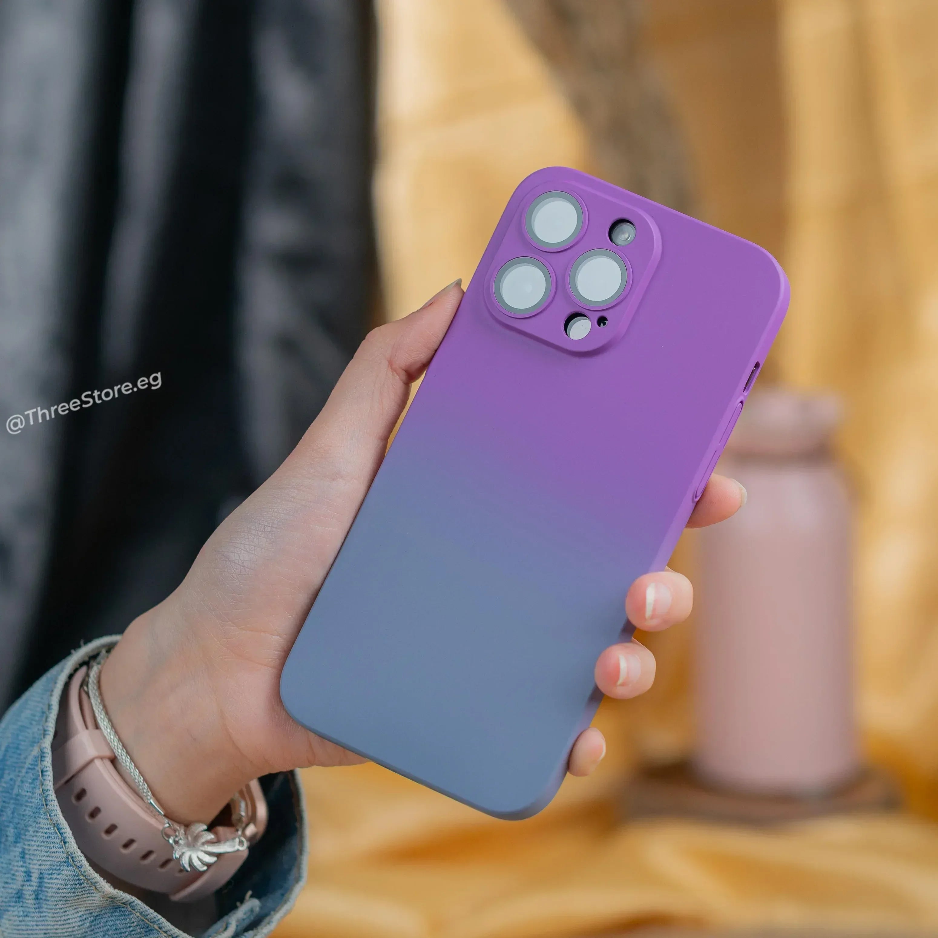 Double Color Camera Protection Case iPhone 11 Pro - Three