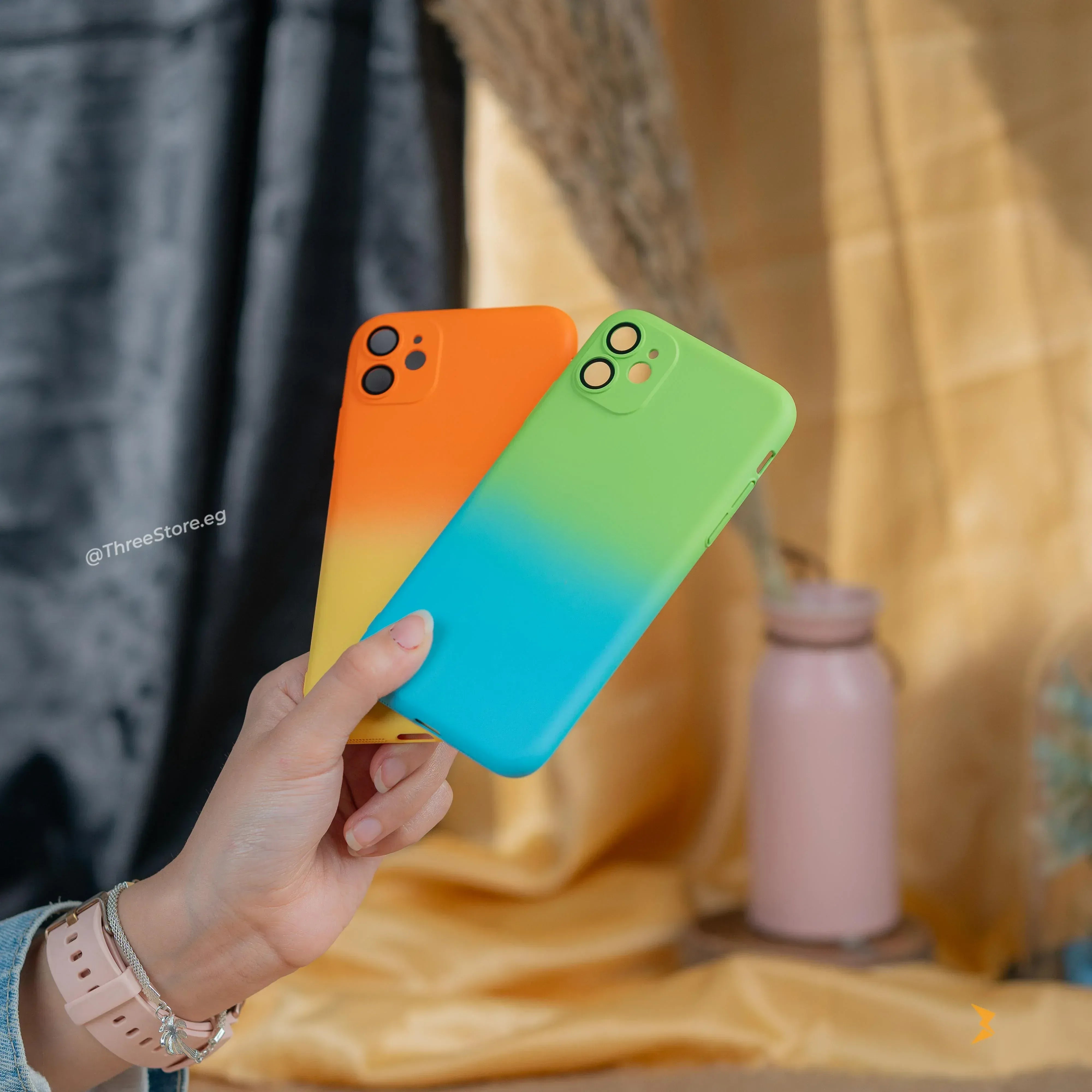 Double Color Camera Protection Case iPhone 11 - Three