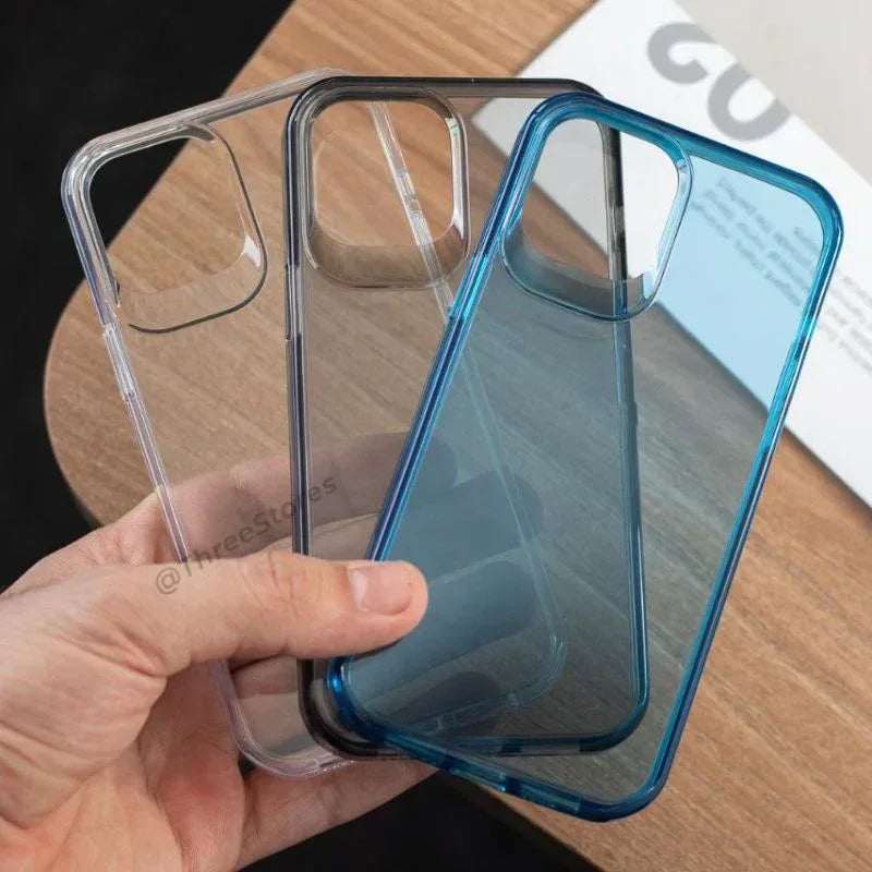 Lanex Colored Transparent Case iPhone 12 Pro Max - Three