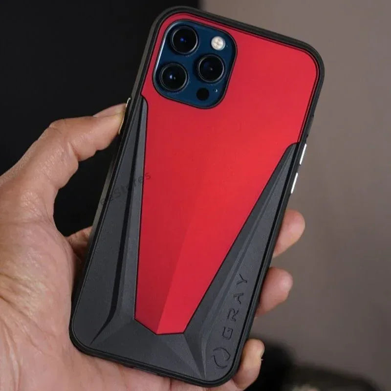 Gray Metal Case iPhone 12 Pro Max - Three