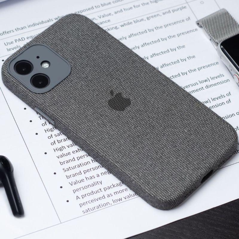 Fabric Camera Protection Case iPhone 12 - Three