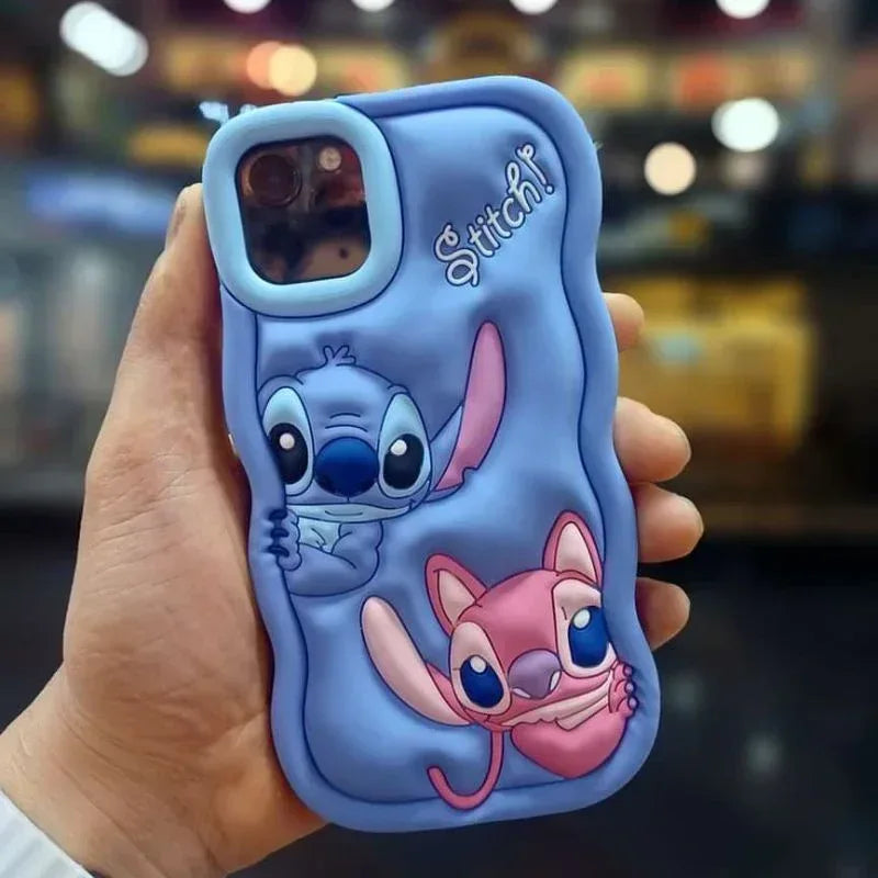 Stitch Silicone Case iPhone 13 Pro Max - Three