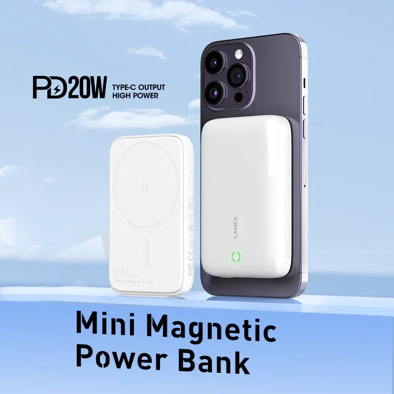 Lanex Mini Power Bank 5000mAh N6 - Three
