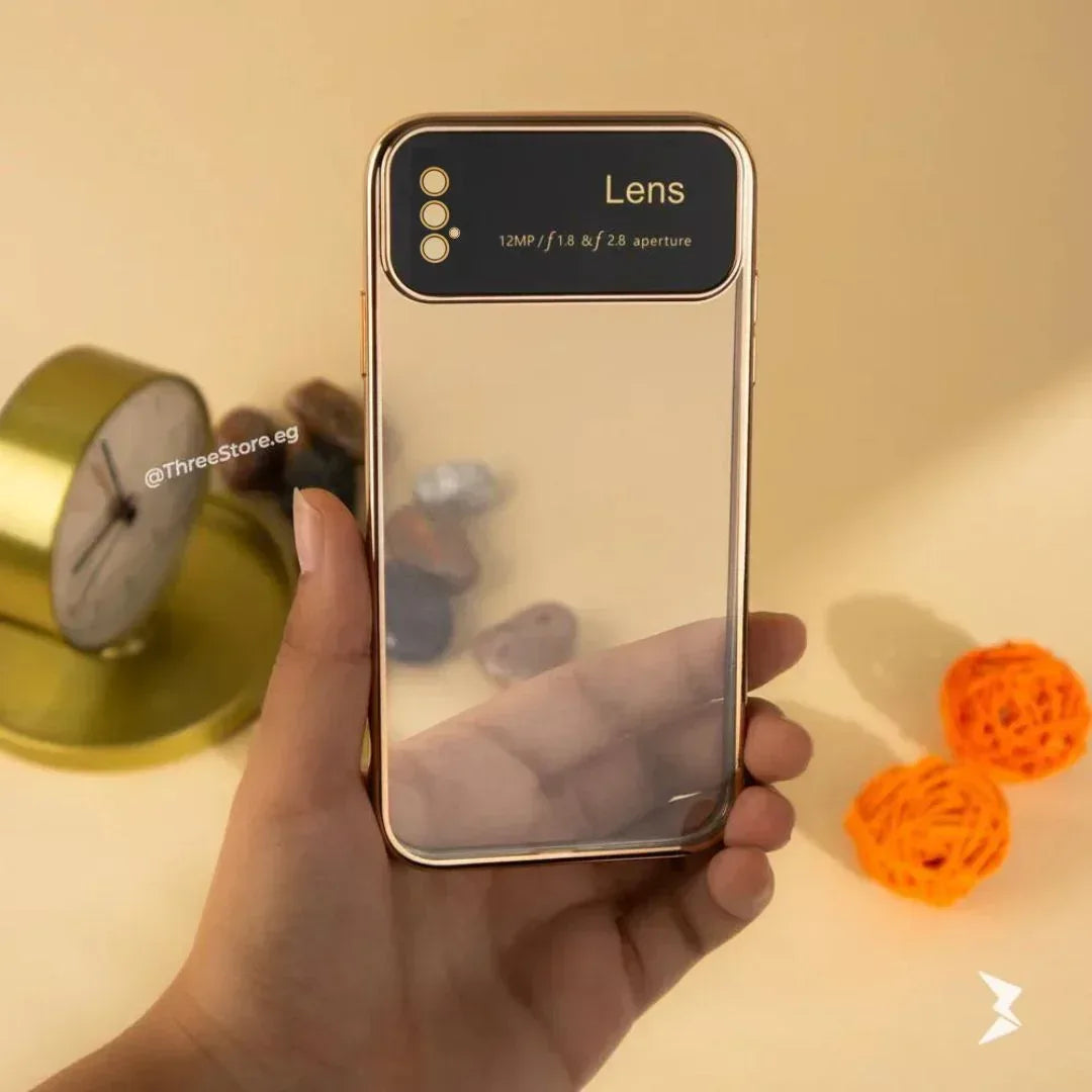 Large Window Transparent Case iPhone X - Three