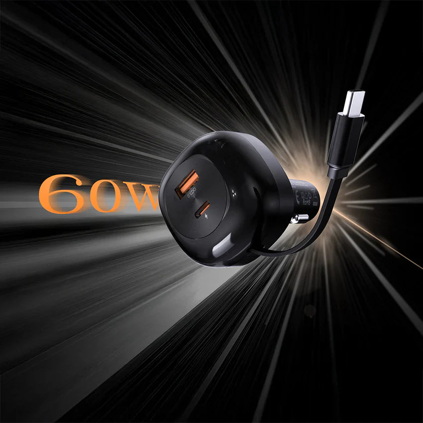 Lenyes 60W Fast Car Charger CA59