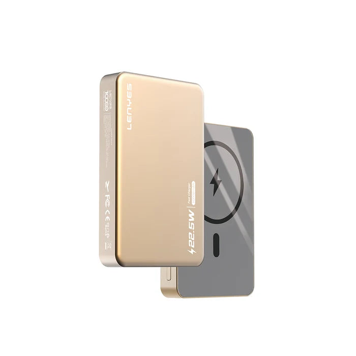 Lenyes 10000mAh 20W PD 15W MagSafe Aluminum Power Bank PW119D