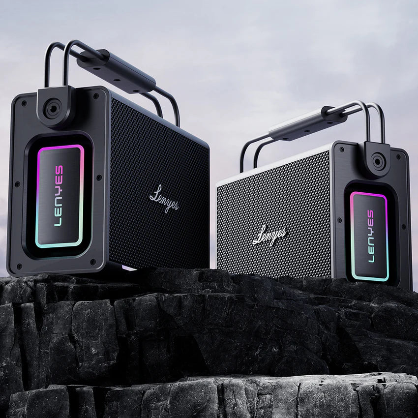 Lenyes Bluetooth 5.3 200W Dual UHF Mic IPX6 Party Speaker Titan 2