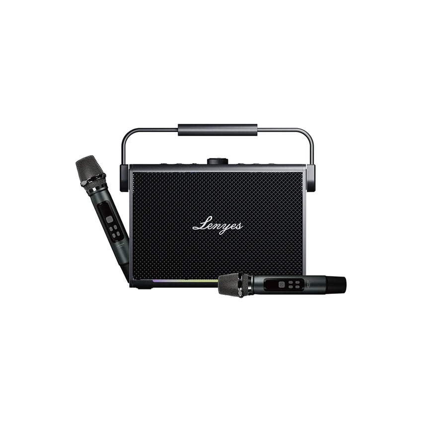 Lenyes Bluetooth 5.3 200W Dual UHF Mic IPX6 Party Speaker Titan 2
