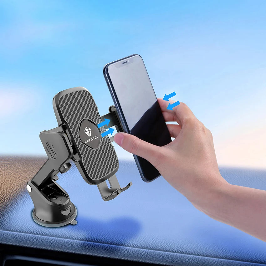 Lenyes Anti-Shake 360-Degree Suction Car Phone Holder CR121