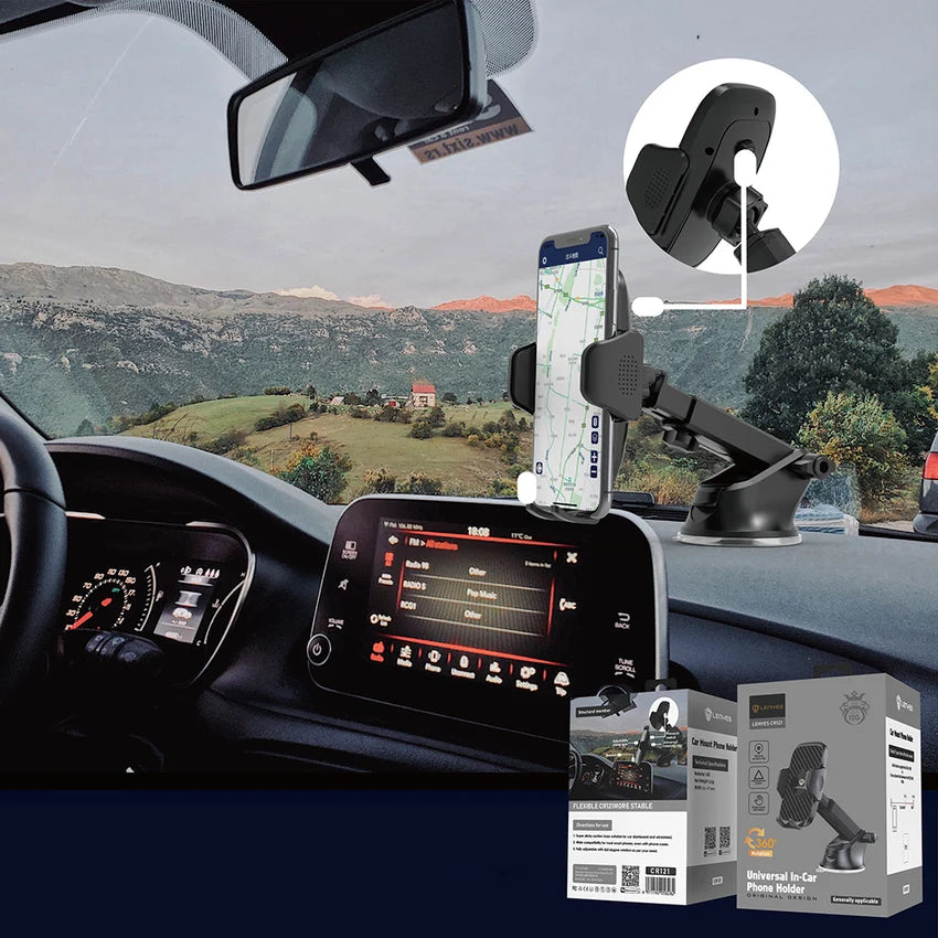 Lenyes Anti-Shake 360-Degree Suction Car Phone Holder CR121