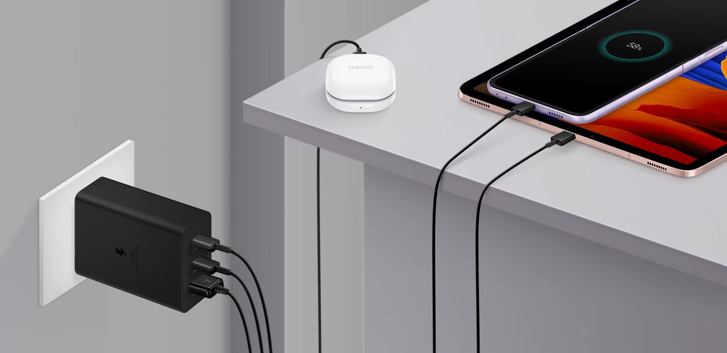 Original Samsung 65W Power Adapter Trio