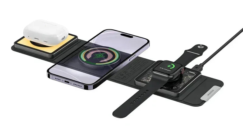 Maxco Magnetic Wireless Charger Noah Ark Series 15W MCW-02 - Three