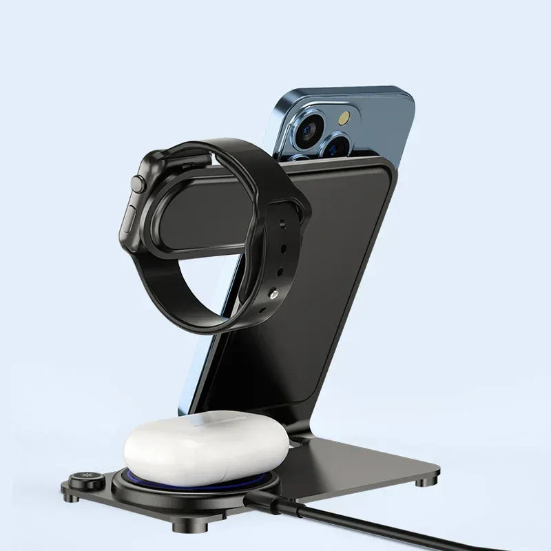 Majentik 3 in 1 Wireless Charger MW-14 - Three