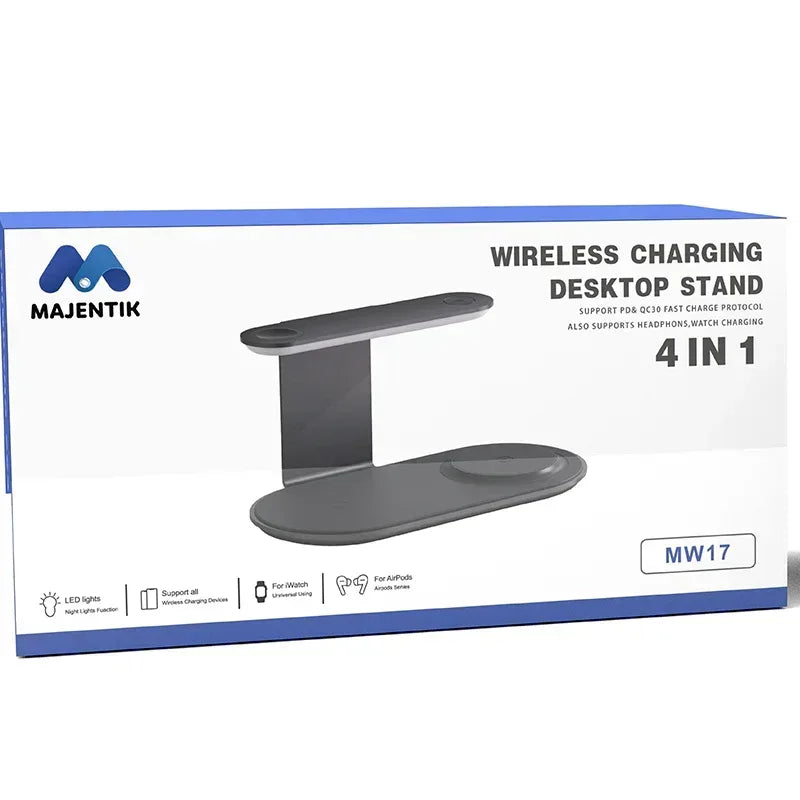 Majentik 4 in 1 Wireless Charger MW-17 - Three