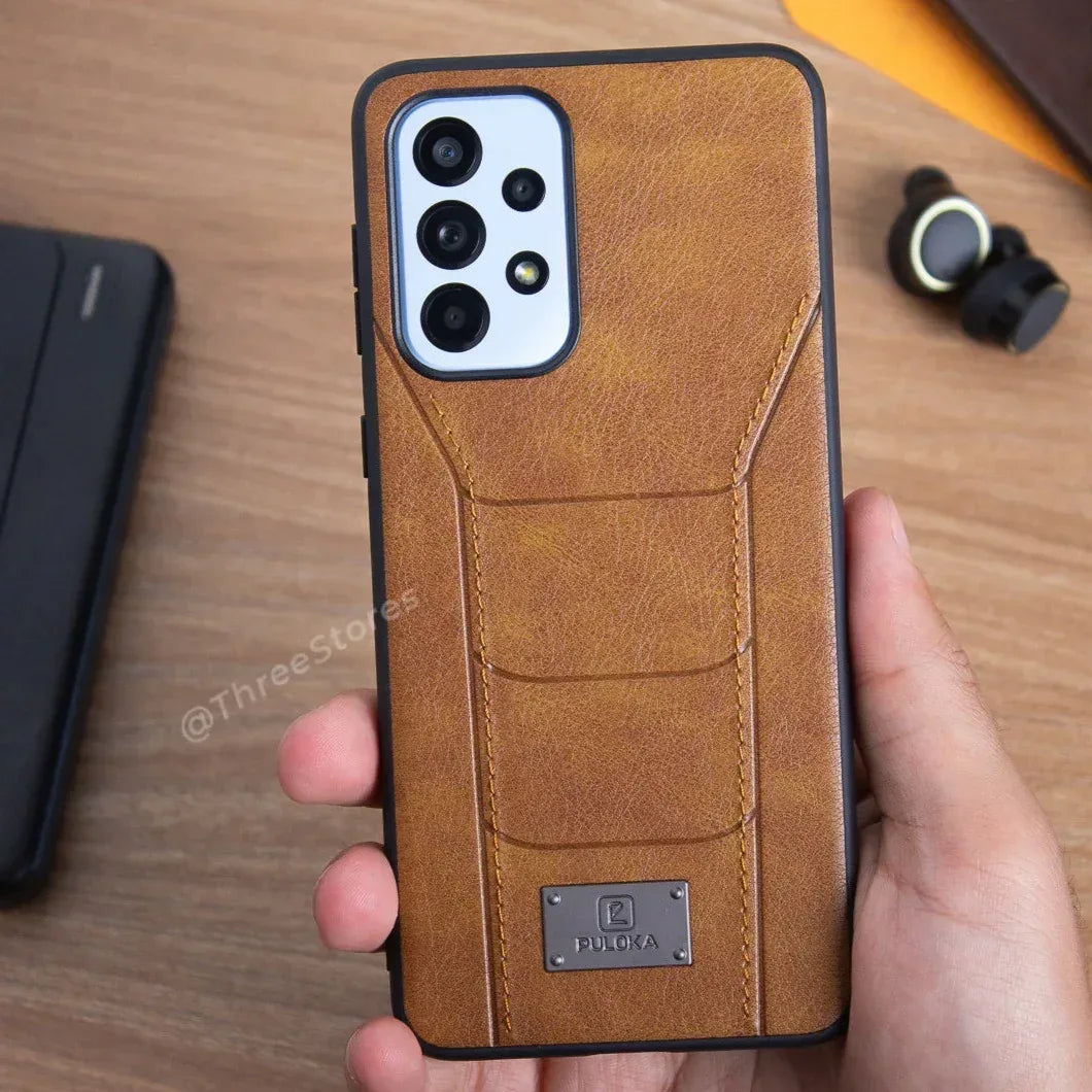 Puloka Original Leather Case Samsung A73 - Three