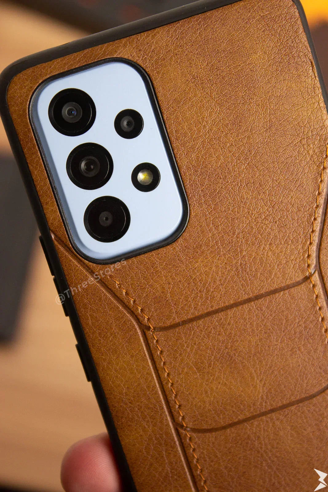 Puloka Original Leather Case Samsung A73 - Three