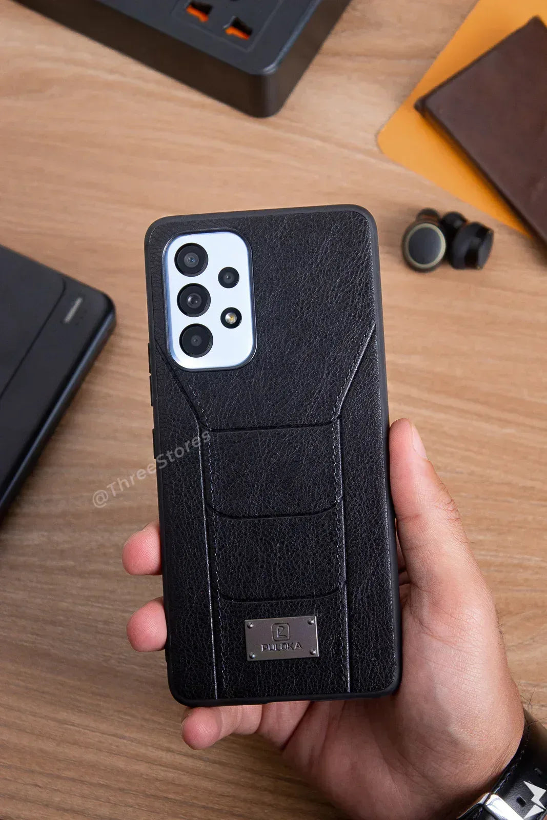 Puloka Original Leather Case Samsung A53 - Three