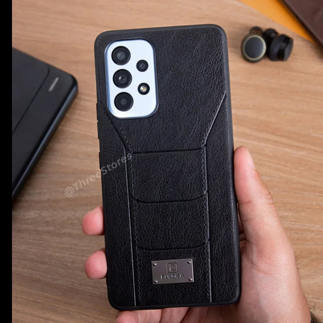 Puloka Original Leather Case Samsung A73 - Three