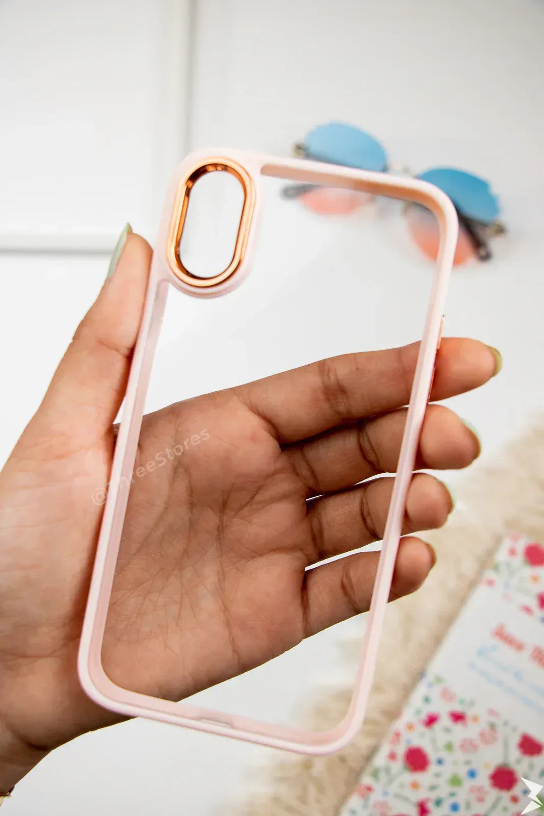 Skin Fashion Colored Frame Camera Case iPhone X Max - Three