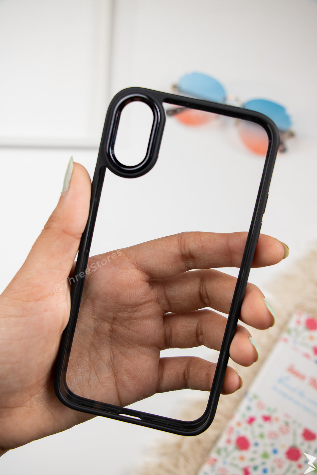 Skin Fashion Colored Frame Camera Case iPhone X Max