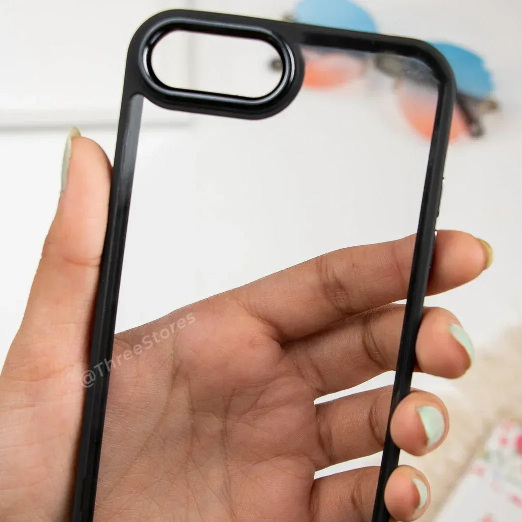 Skin Fashion Colored Frame Camera Case iPhone 7/8 Plus - Three