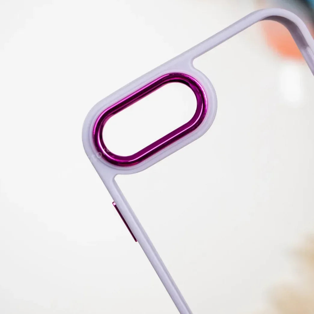 Skin Fashion Colored Frame Camera Case iPhone 7/8 Plus - Three