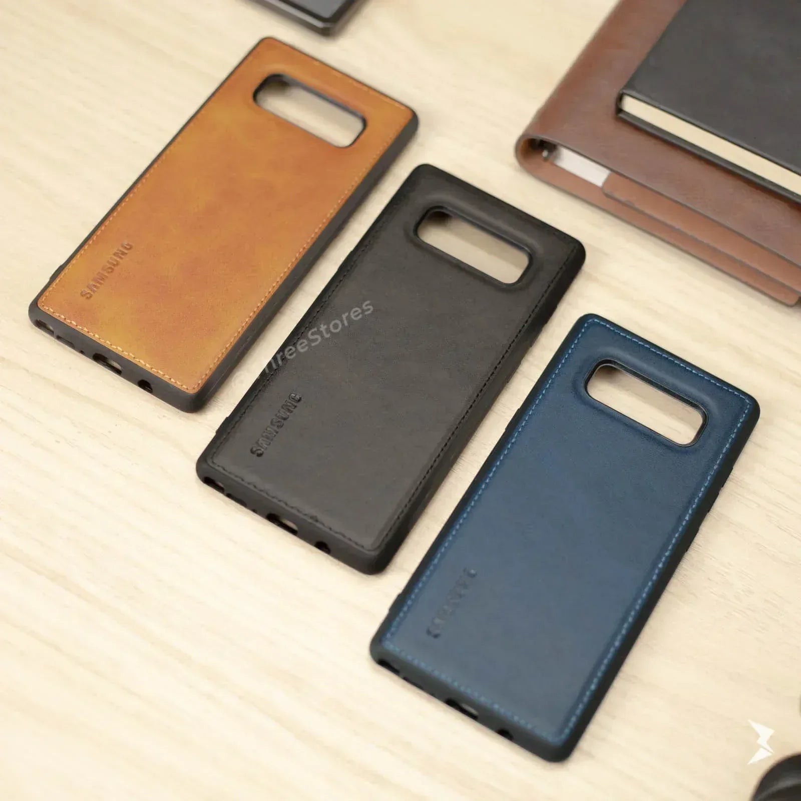 Cradle Leather Case Samsung Note 8 - Three
