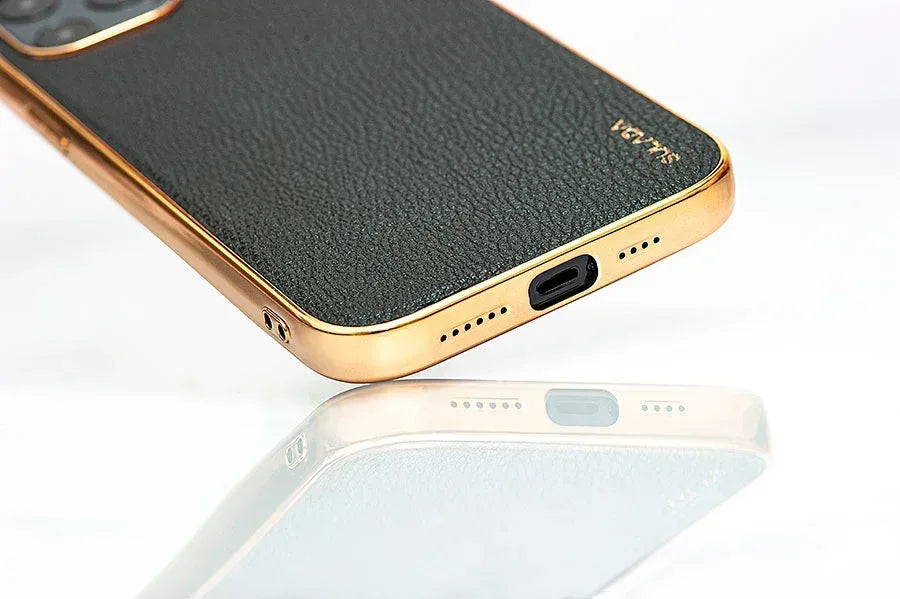 Sulada Enjoyment Leather Case iPhone 13 Pro Max - Three
