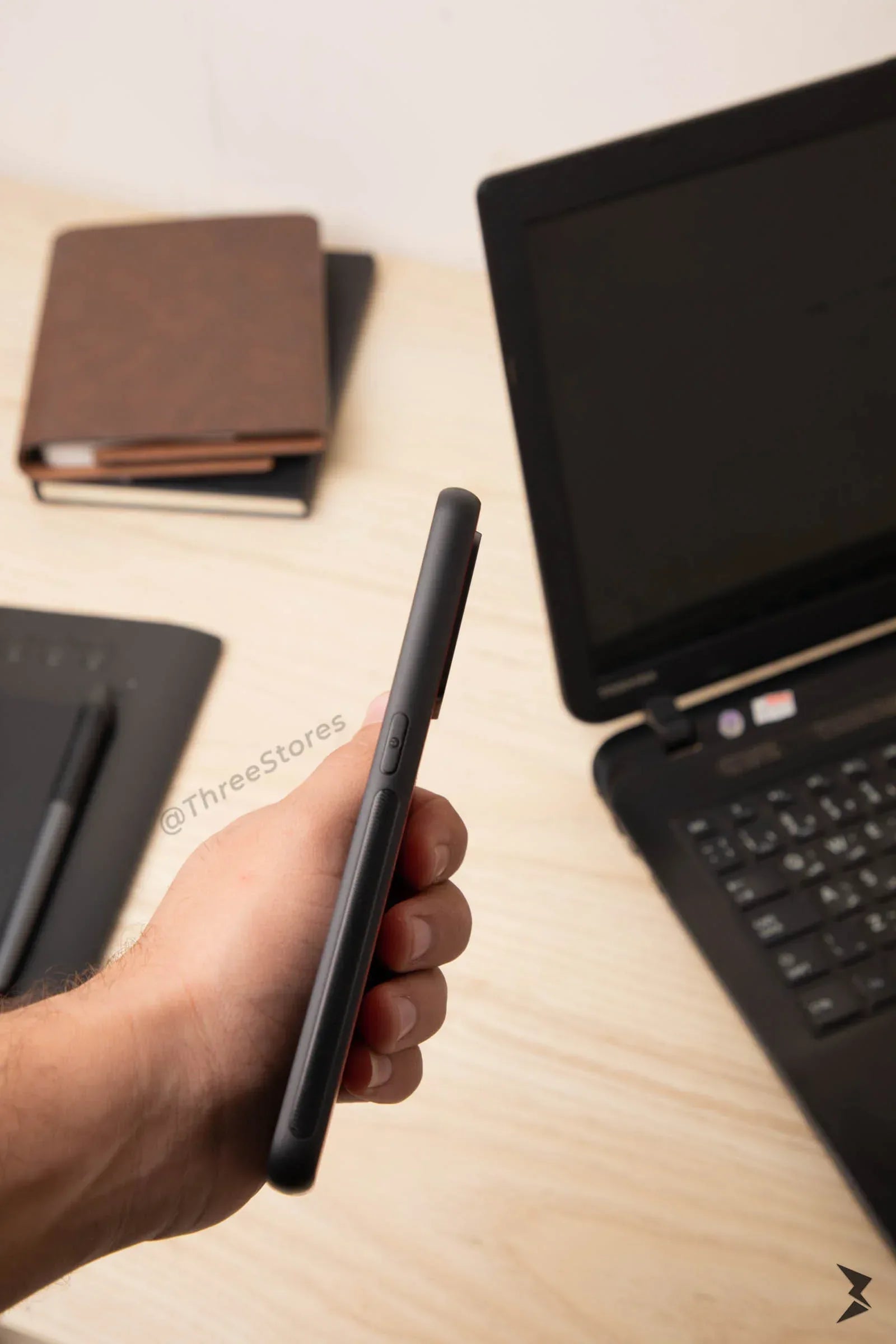 Leather Camera Protection Case Oppo A95 5G - Three