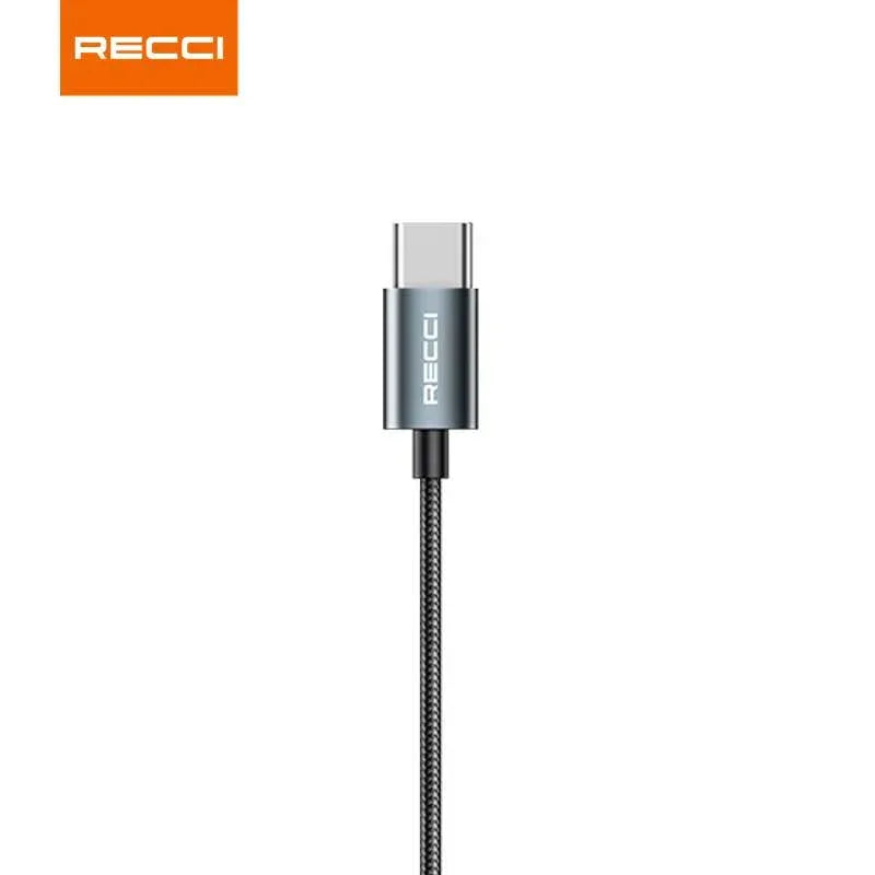 Recci Stereo High-Quality Wired USB-C Earphone REP-L26 - Three