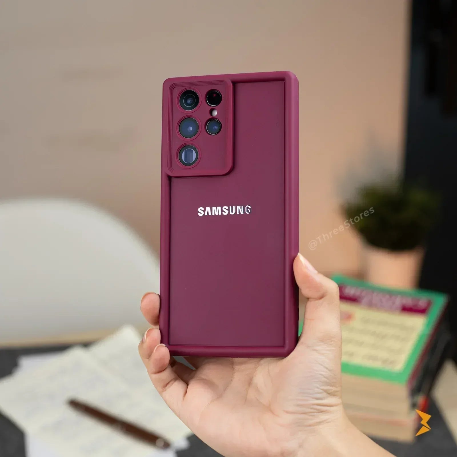 Raven Silicone Case Samsung S23 Ultra - Three