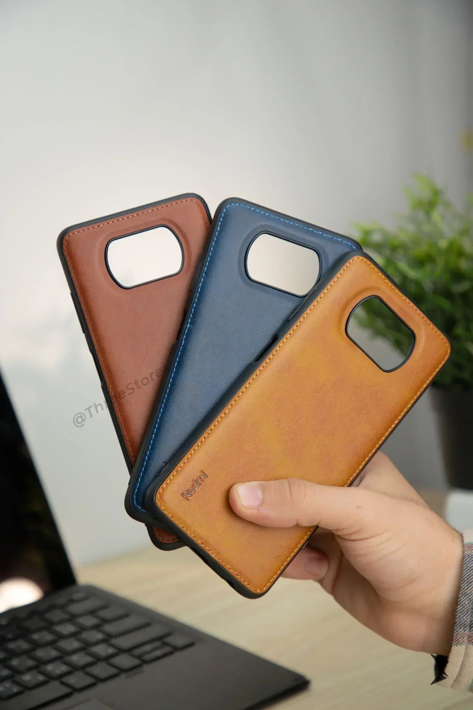 Cradle Leather Case Xiaomi Poco X3 - Three