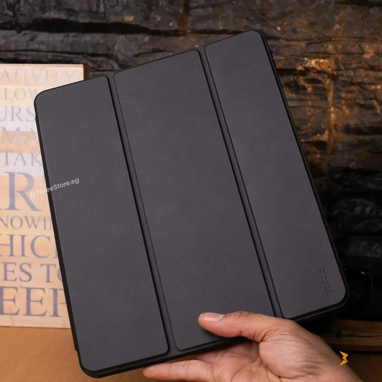 Recci Flip Leather Case iPad 12.9 - Three