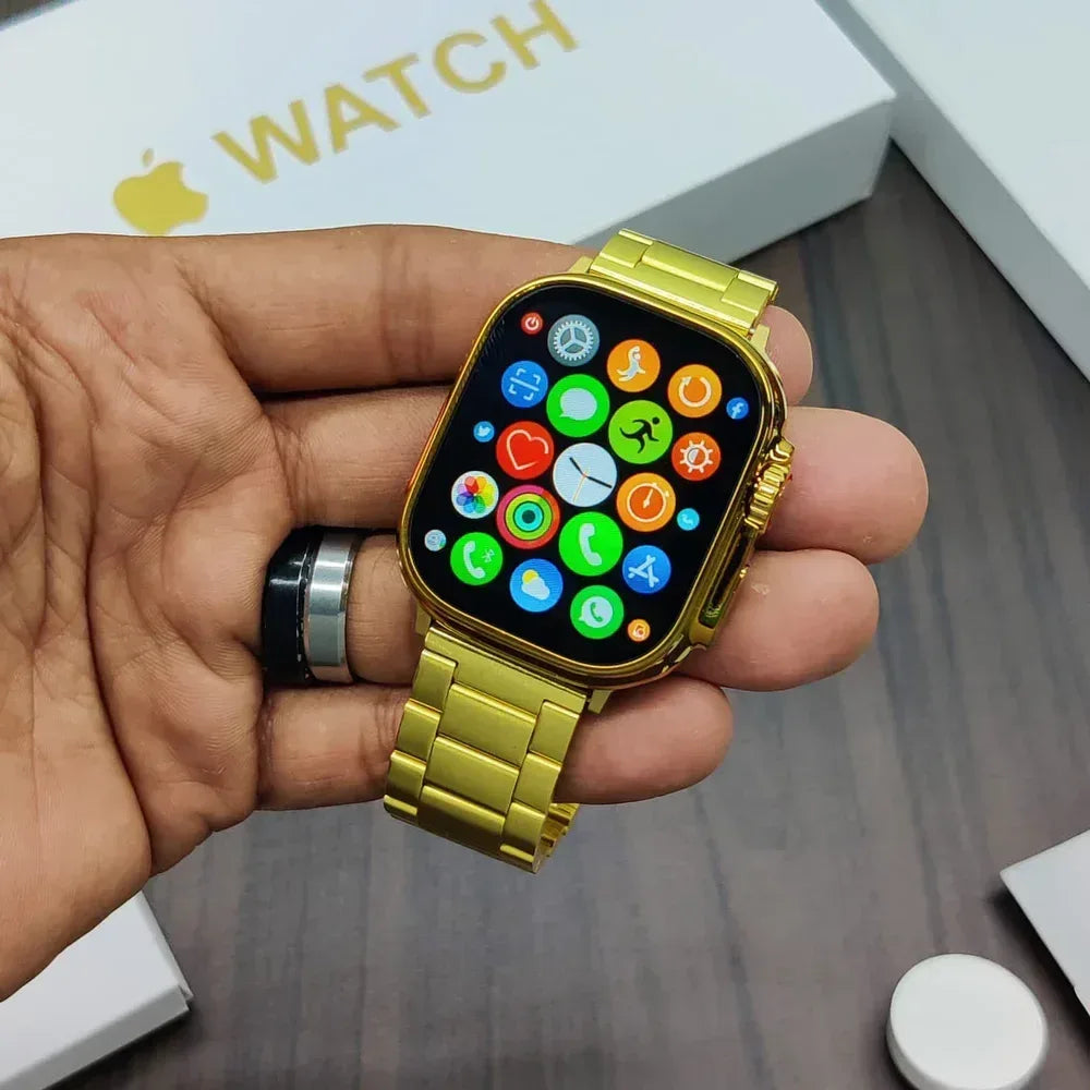 S8 Golden Apple Watch Ultra - Three