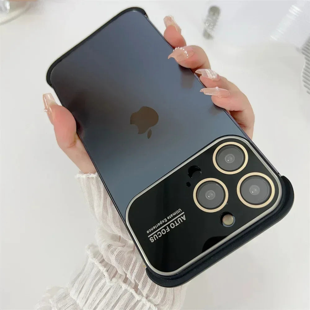 Corner Pad Glass Frameless Case iPhone 13 Pro Max - Three