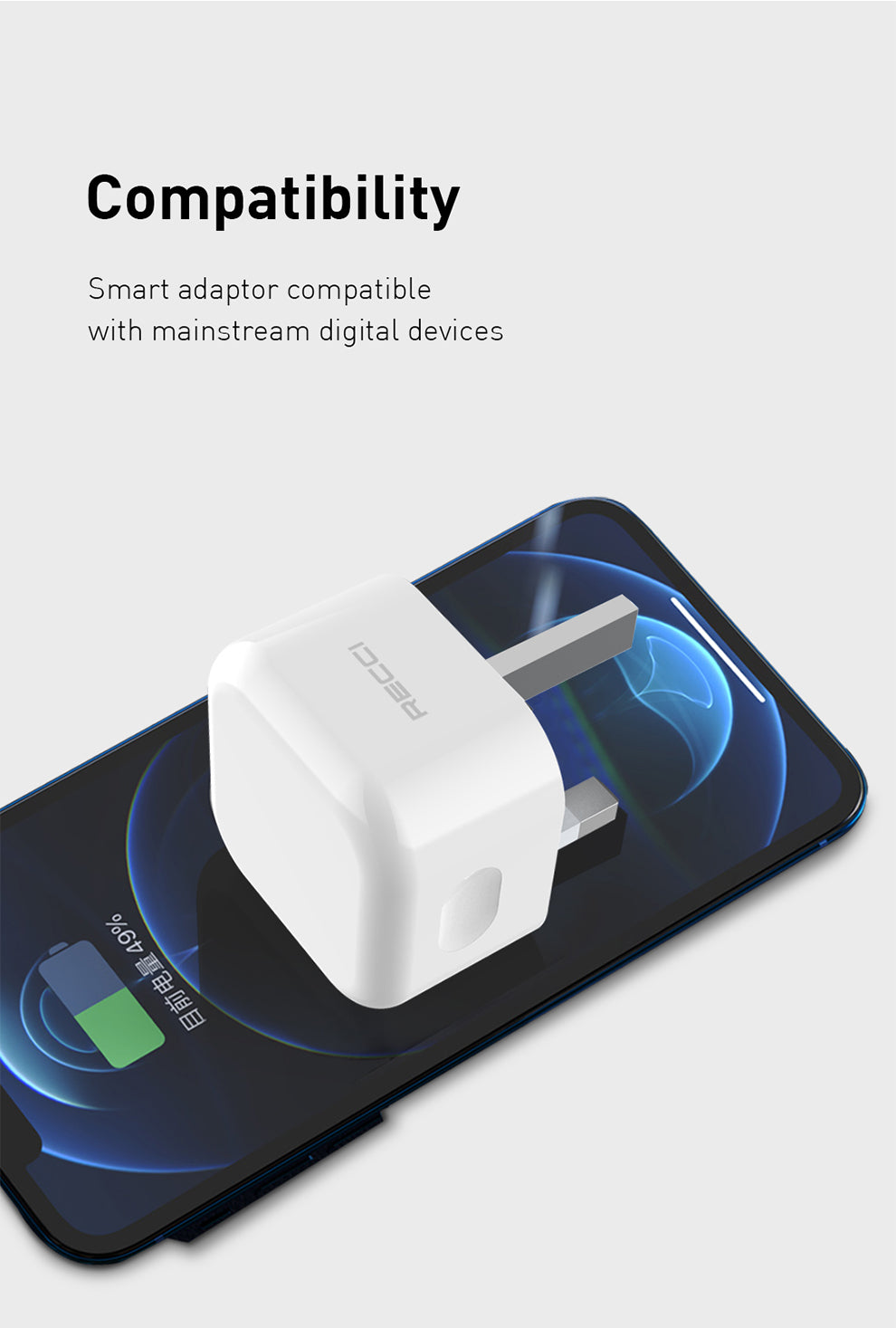 Recci PD 20W Folding Plug RCT-P05U