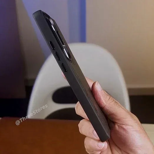 Black Leather Case Oppo Reno 10 - Three