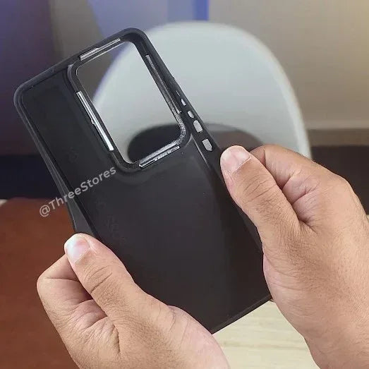Black Leather Case Oppo Reno 11F - Three