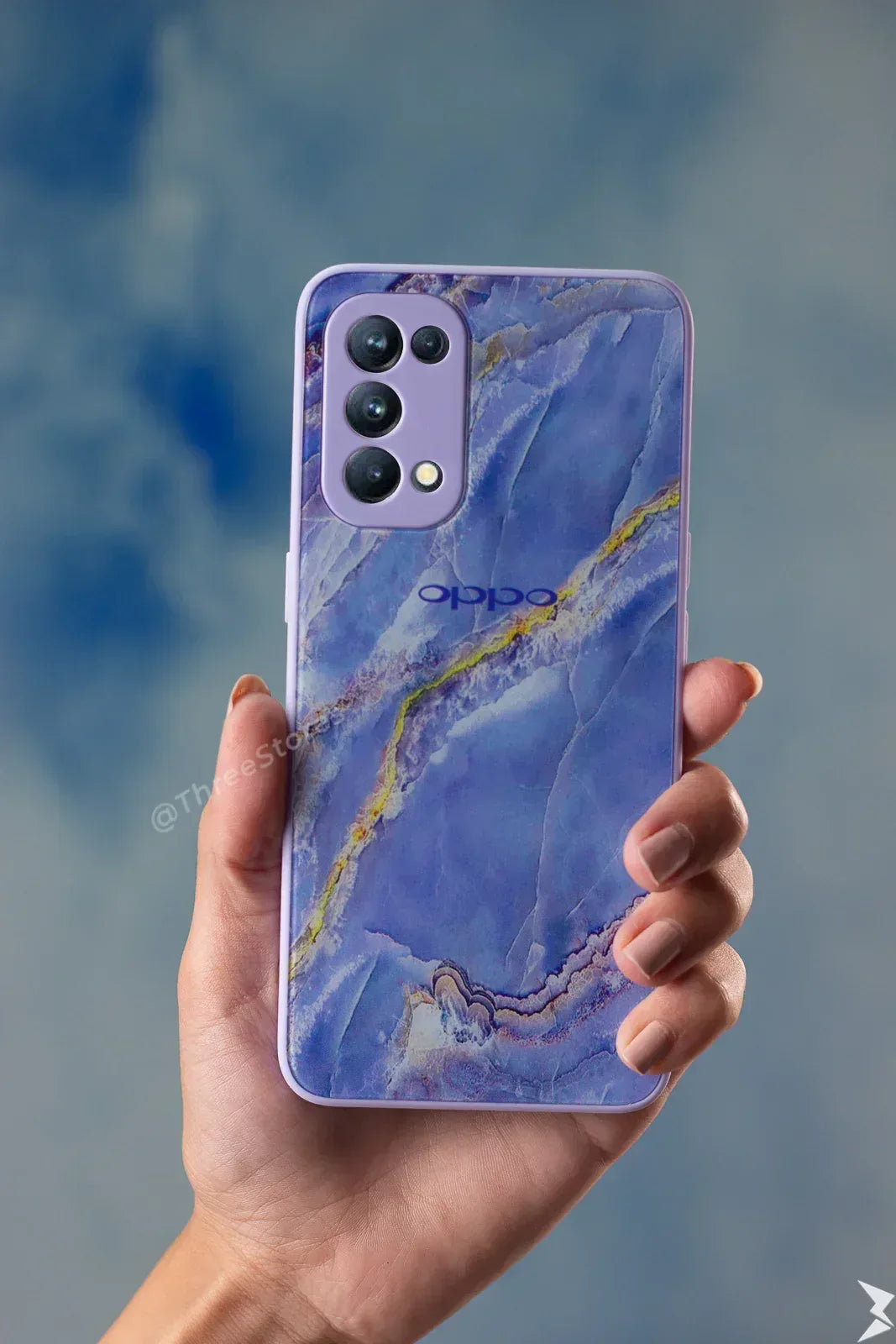Q Series Marbel Camera Protection Case Oppo Reno5 - Three