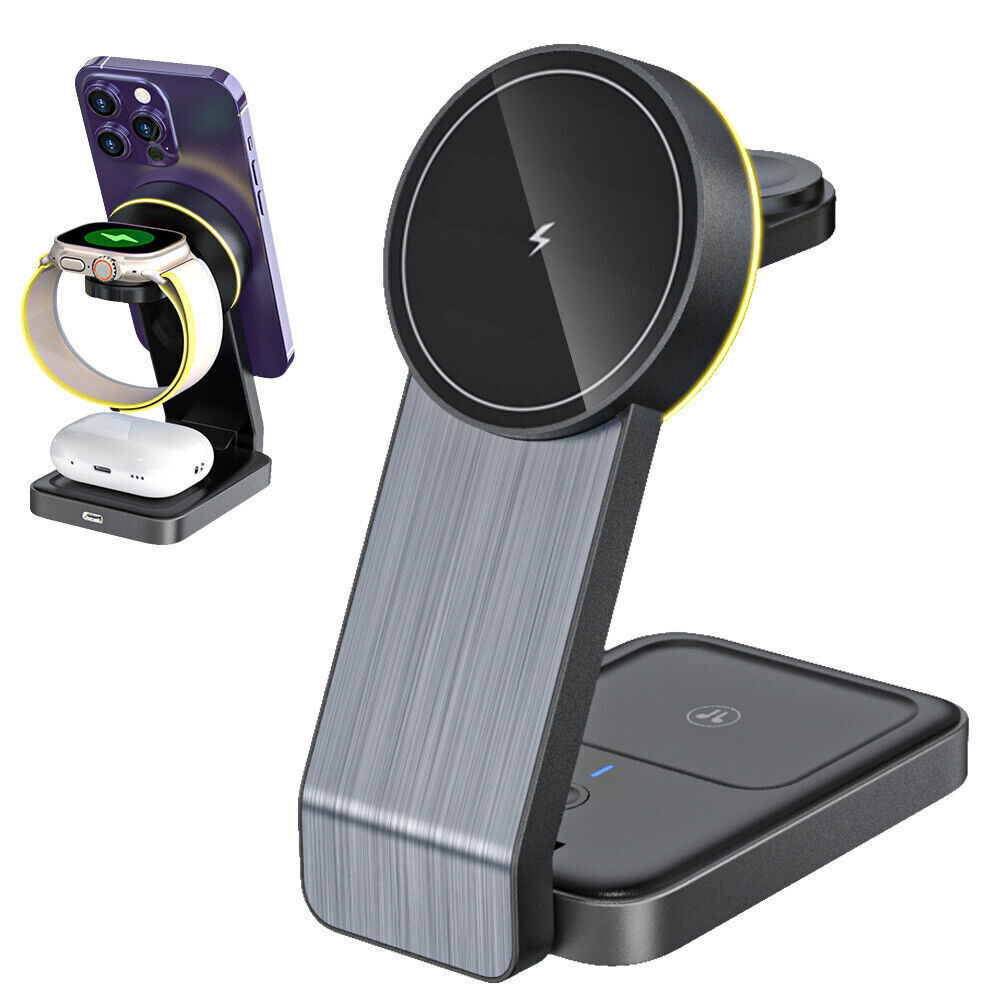 3 in 1 Foldable Wireless Charging Station
