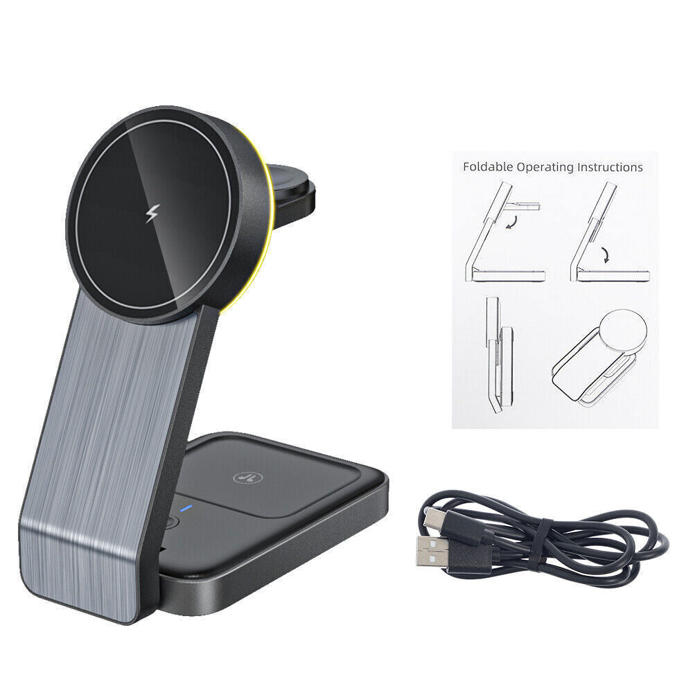 3 in 1 Foldable Wireless Charging Station