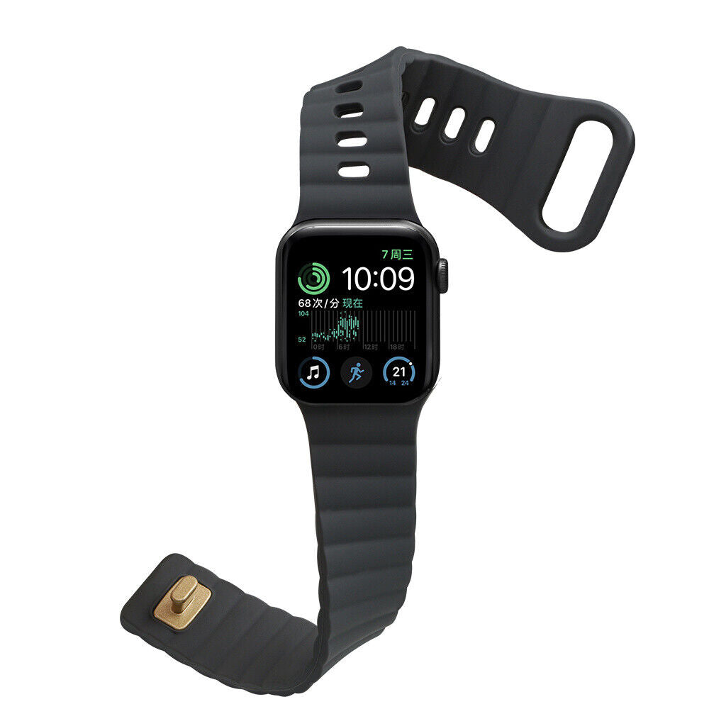 Buckle Soft Silicone Band For Apple Watch