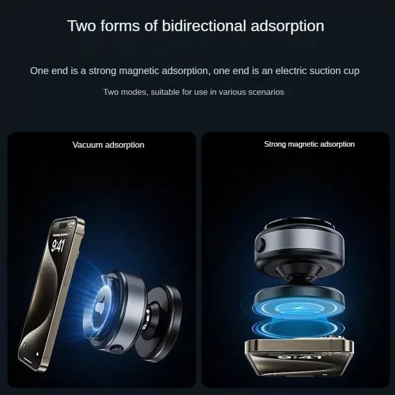 Green Vacuum Suction Phone Holder - Three