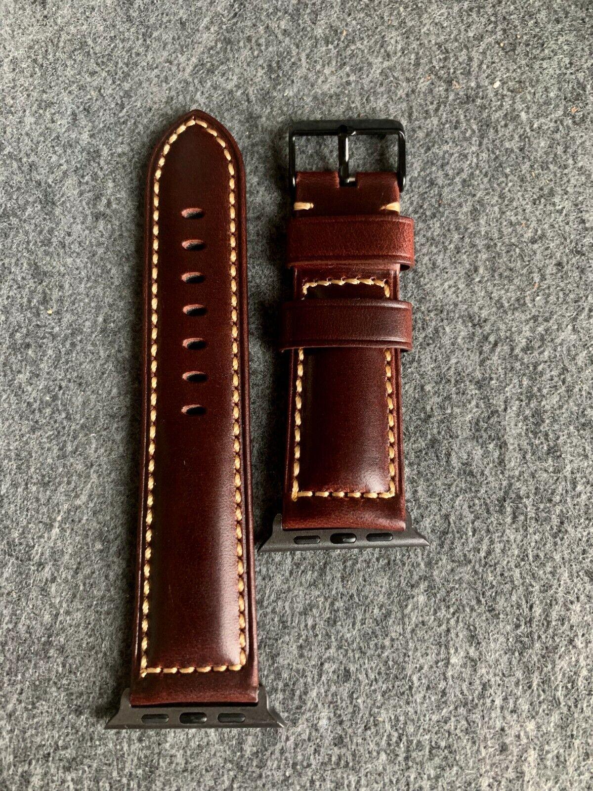 Elegance Leather Band For Apple Watch - Three