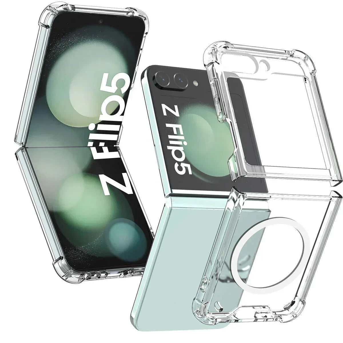 Transparent Magsafe Case Samsung Z Flip 5 - Three