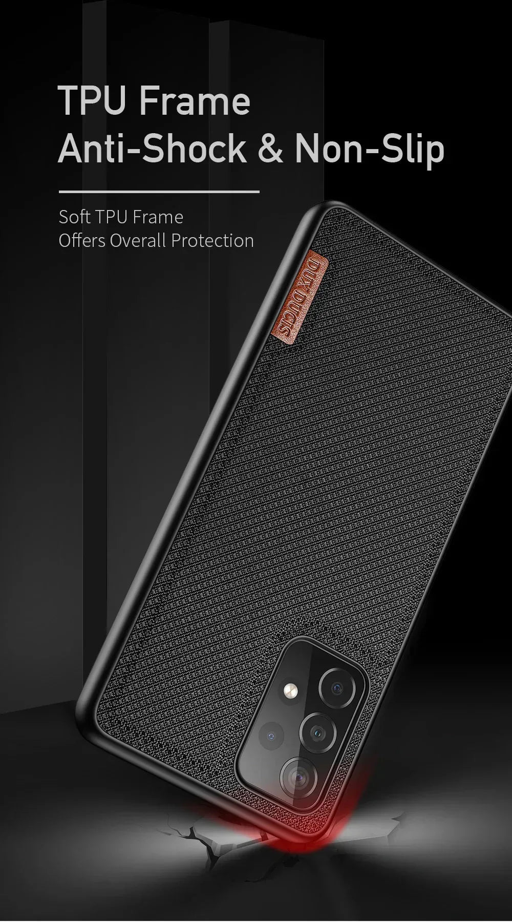 Fino Dux Ducis Fabric Case Samsung A73 - Three