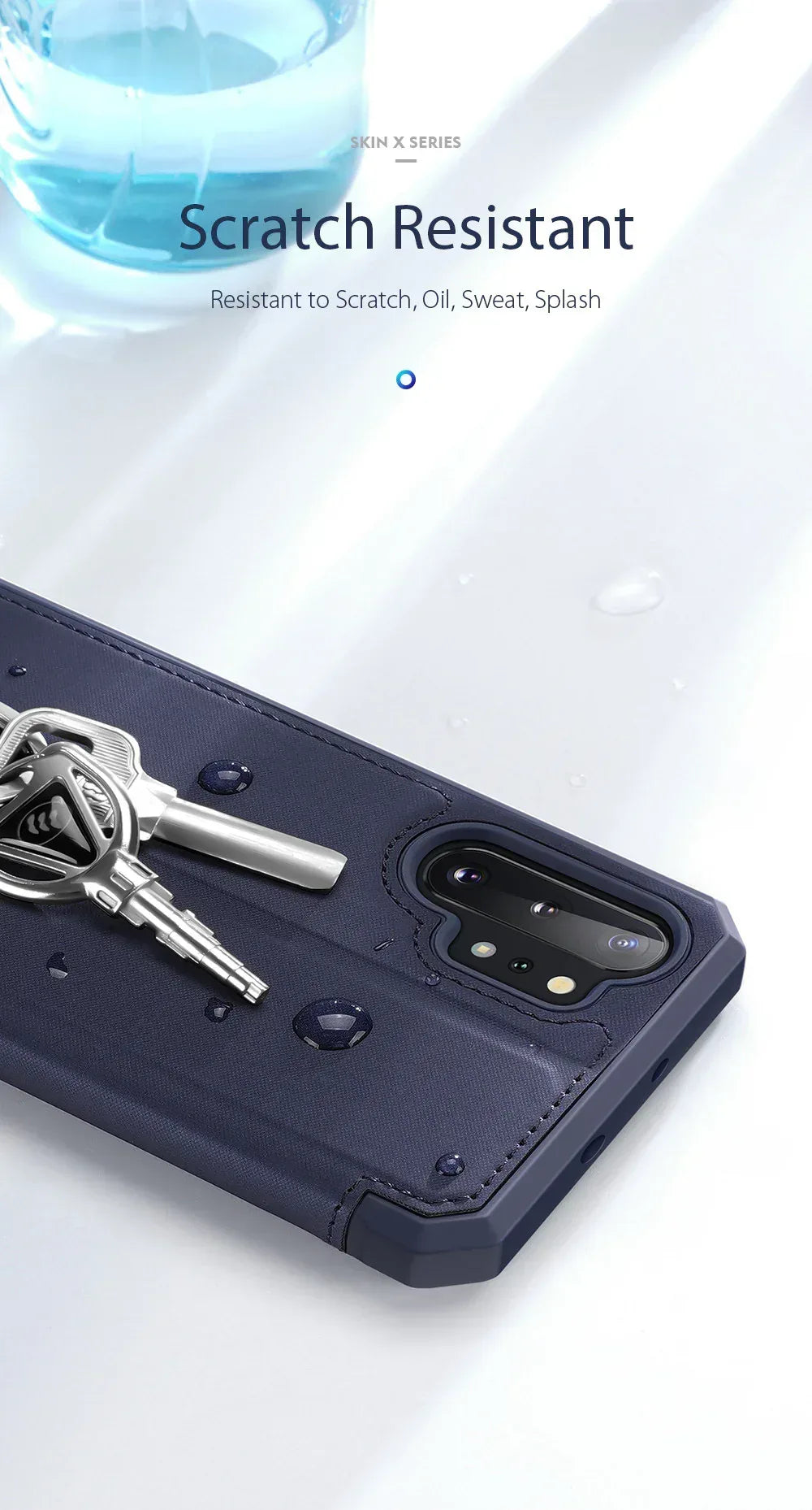 Dux Skin X Series Magnetic Flip Case Samsung Note 10 Plus - Three