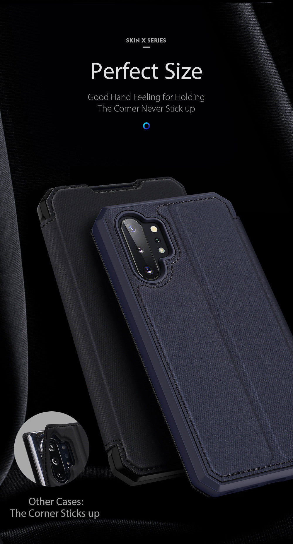 Dux Skin X Series Magnetic Flip Case Samsung Note 10 Plus