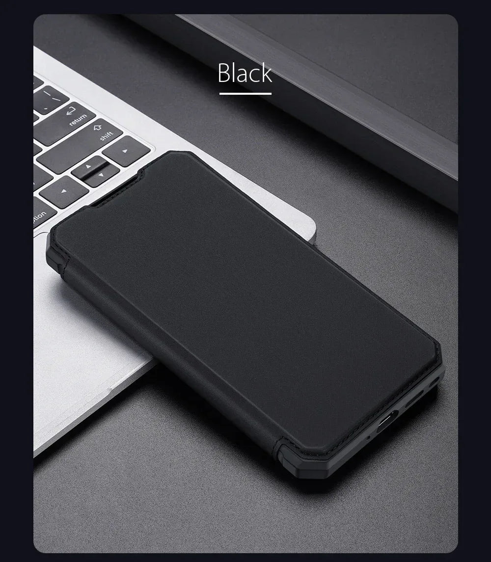 Dux Skin X Series Magnetic Flip Case Samsung Note 10 Plus - Three